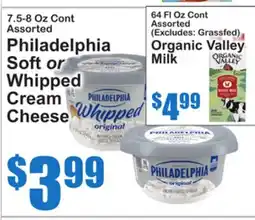 SuperFresh 7.5-8 Oz Cont Assorted Philadelphia Soft or Whipped Cream Cheese offer