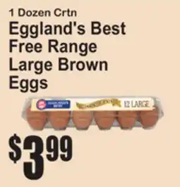 SuperFresh Eggland's Best Free Range Large Brown Eggs offer