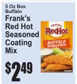 SuperFresh Frank's Red Hot Seasoned Coating Mix offer