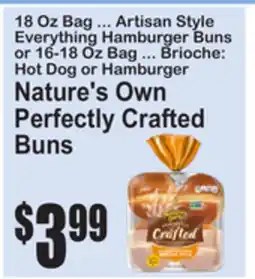 SuperFresh Nature's Own Perfectly Crafted Buns offer