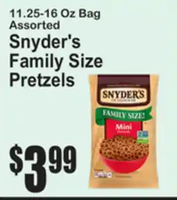 SuperFresh Snyder's Family Size Pretzels offer