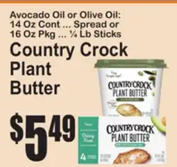 SuperFresh Avocado Oil or Olive Oil Country Crock Plant Butter offer