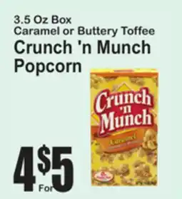 SuperFresh Crunch 'n Munch Popcorn offer