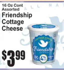 SuperFresh 16 Oz Cont Assorted Friendship Cottage Cheese offer