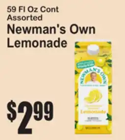 SuperFresh 59 Fl Oz Cont Assorted Newman's Own Lemonade offer