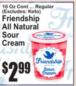 SuperFresh Friendship All Natural Sour Cream offer