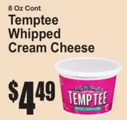 SuperFresh Temptee Whipped Cream Cheese offer