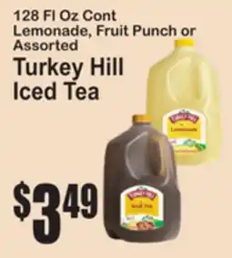 SuperFresh 128 FL Oz Cont Lemonade, Fruit Punch or Assorted Turkey Hill Iced Tea offer
