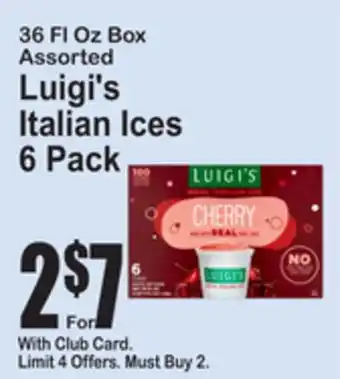 SuperFresh Luigi's Italian Ices offer