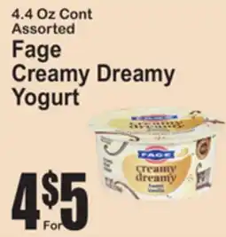 SuperFresh Fage Creamy Dreamy Yogurt offer