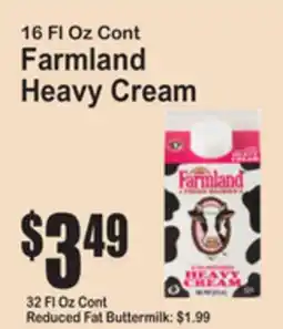 SuperFresh 16 Fl Oz Cont Farmland Heavy Cream offer
