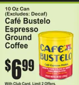 SuperFresh Café Bustelo Espresso Ground Coffee offer