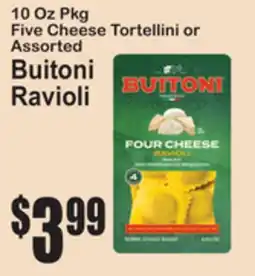SuperFresh 10 Oz Pkg Five Cheese Tortellini or Assorted Buitoni Ravioli offer