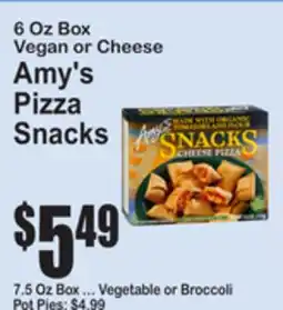 SuperFresh Amy's Pizza Snacks offer