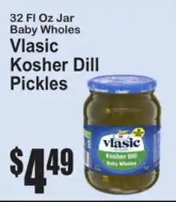 SuperFresh Vlasic Kosher Dill Pickles offer