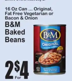 SuperFresh B&M Baked Beans offer