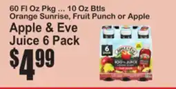 SuperFresh Apple & Eve Juice offer