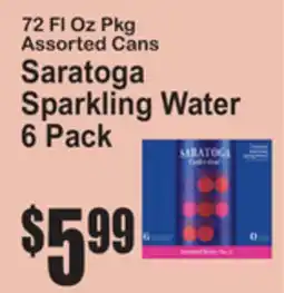 SuperFresh Saratoga Sparkling Water offer
