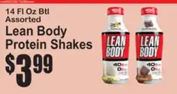 SuperFresh 14 Fl Oz Btl Assorted Lean Body Protein Shakes offer
