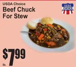SuperFresh USDA Choice Beef Chuck For Stew offer