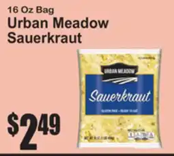 SuperFresh 16 Oz Bag Urban Meadow Sauerkraut offer