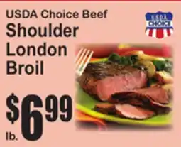 SuperFresh USDA Choice Beef Shoulder London Broil offer