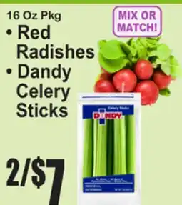 SuperFresh • Red Radishes • Dandy Celery Sticks offer