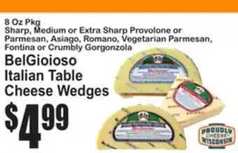SuperFresh BelGioioso Italian Table Cheese Wedges offer