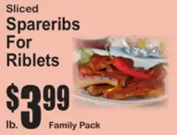 SuperFresh Sliced Spareribs For Riblets offer