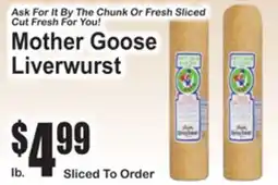 SuperFresh Mother Goose Liverwurst offer