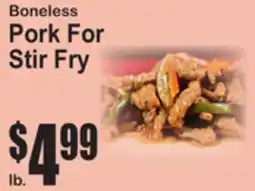 SuperFresh Boneless Pork For Stir Fry offer