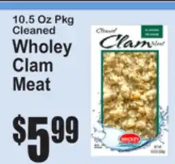 SuperFresh 10.5 Oz Pkg Cleaned Wholey Clam Meat offer