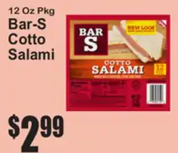 SuperFresh Bar-S Cotto Salami offer