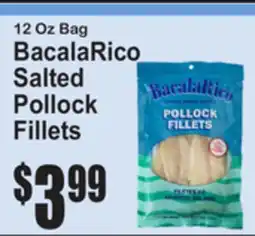 SuperFresh 12 Oz Bag BacalaRico Salted Pollock Fillets offer