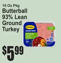 SuperFresh Butterball 93% Lean Ground Turkey offer