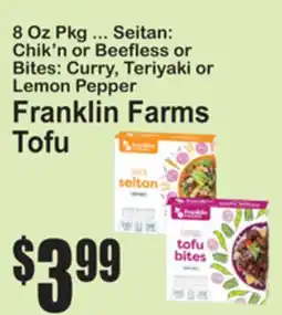 SuperFresh Franklin Farms Tofu offer