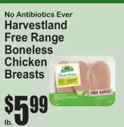 SuperFresh No Antibiotics Ever Harvestland Free Range Boneless Chicken Breasts offer