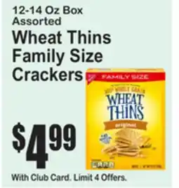 SuperFresh Wheat Thins Family Size Crackers offer