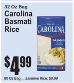SuperFresh 32 Oz Bag Carolina Basmati Rice offer