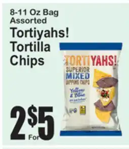 SuperFresh 8-11 Oz Bag Assorted Tortiyahs! Tortilla Chips offer