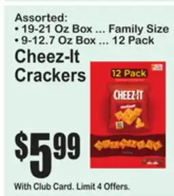 SuperFresh Assorted Cheez-It Crackers offer