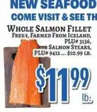 Trade Fair Supermarket Whole salmon fillet offer