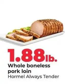 Hy-Vee Whole Boneless Pork Loin offer