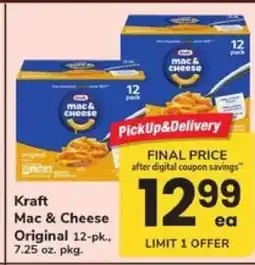 Safeway Kraft Mac & Cheese offer