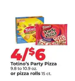 Hy-Vee Totino's Party Pizza or Pizza Rolls offer