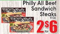 Supremo Foods Inc Philly All Beef Sandwich Steaks offer