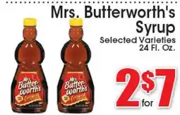 Supremo Foods Inc Mrs. Butterworth's Syrup offer
