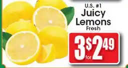 Supremo Foods Inc U.S. #1 Juicy Lemons offer