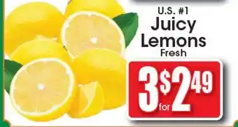 Supremo Foods Inc U.S. #1 Juicy Lemons offer