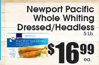 Supremo Foods Inc Newport Pacific Whole Whiting Dressed/Headless offer